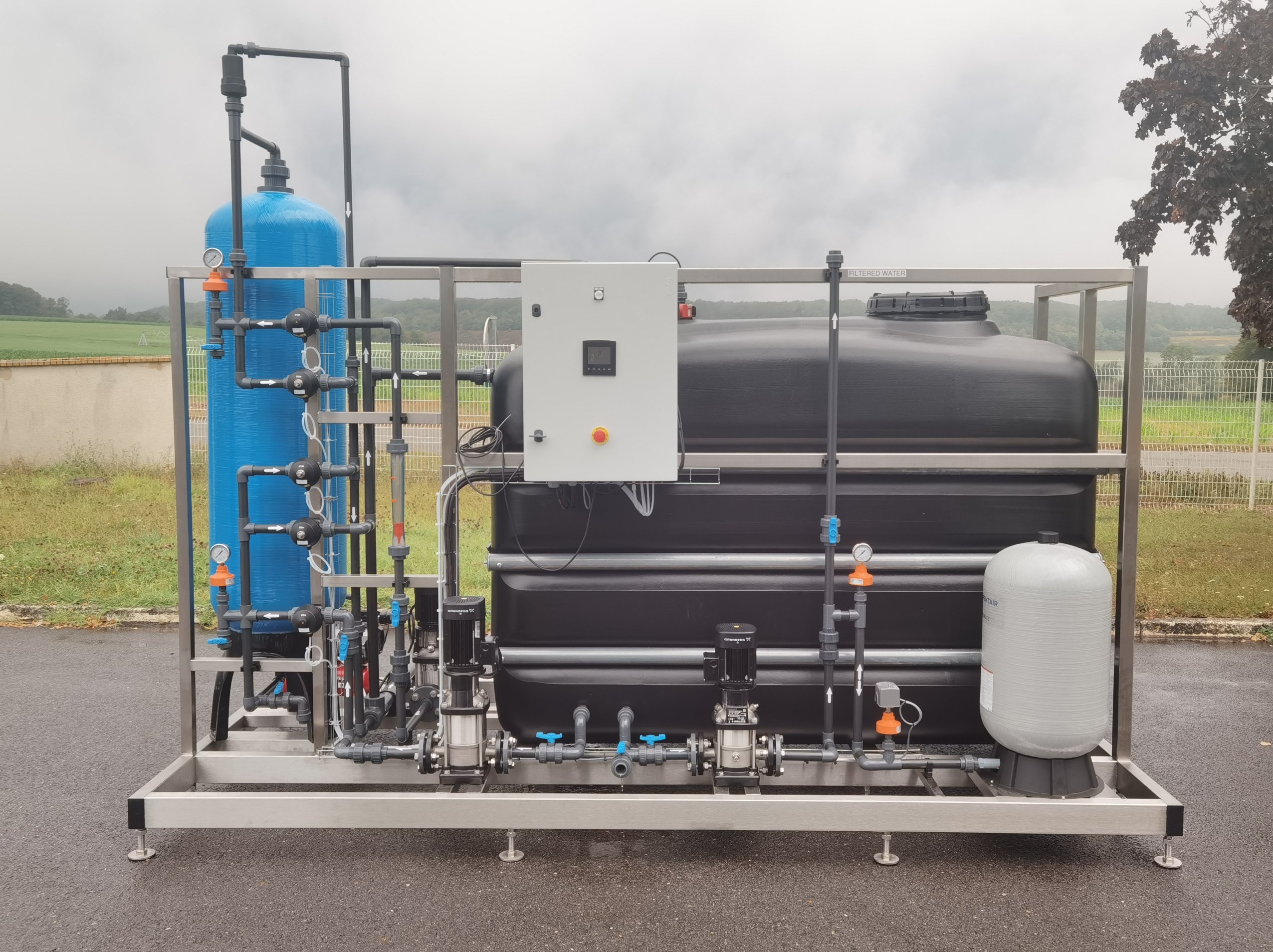 Seawater filtration